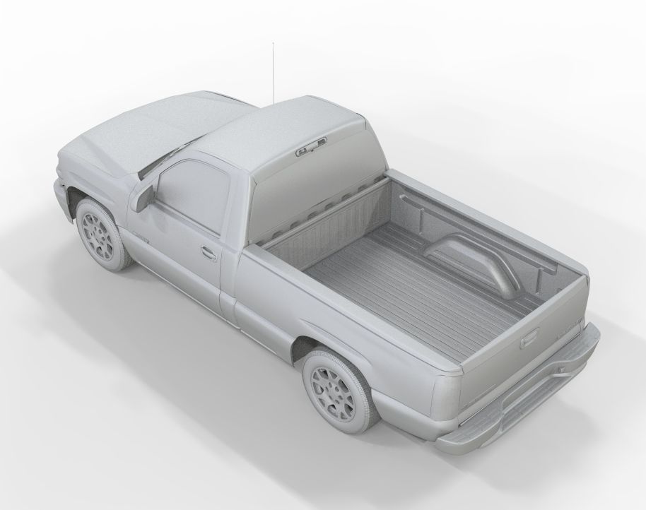 Chevrolet Silverado 2001 1500 3D model_6
