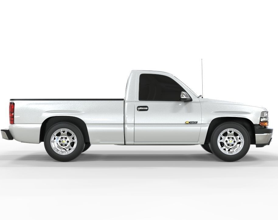 Chevrolet Silverado 2001 1500 3D model_2