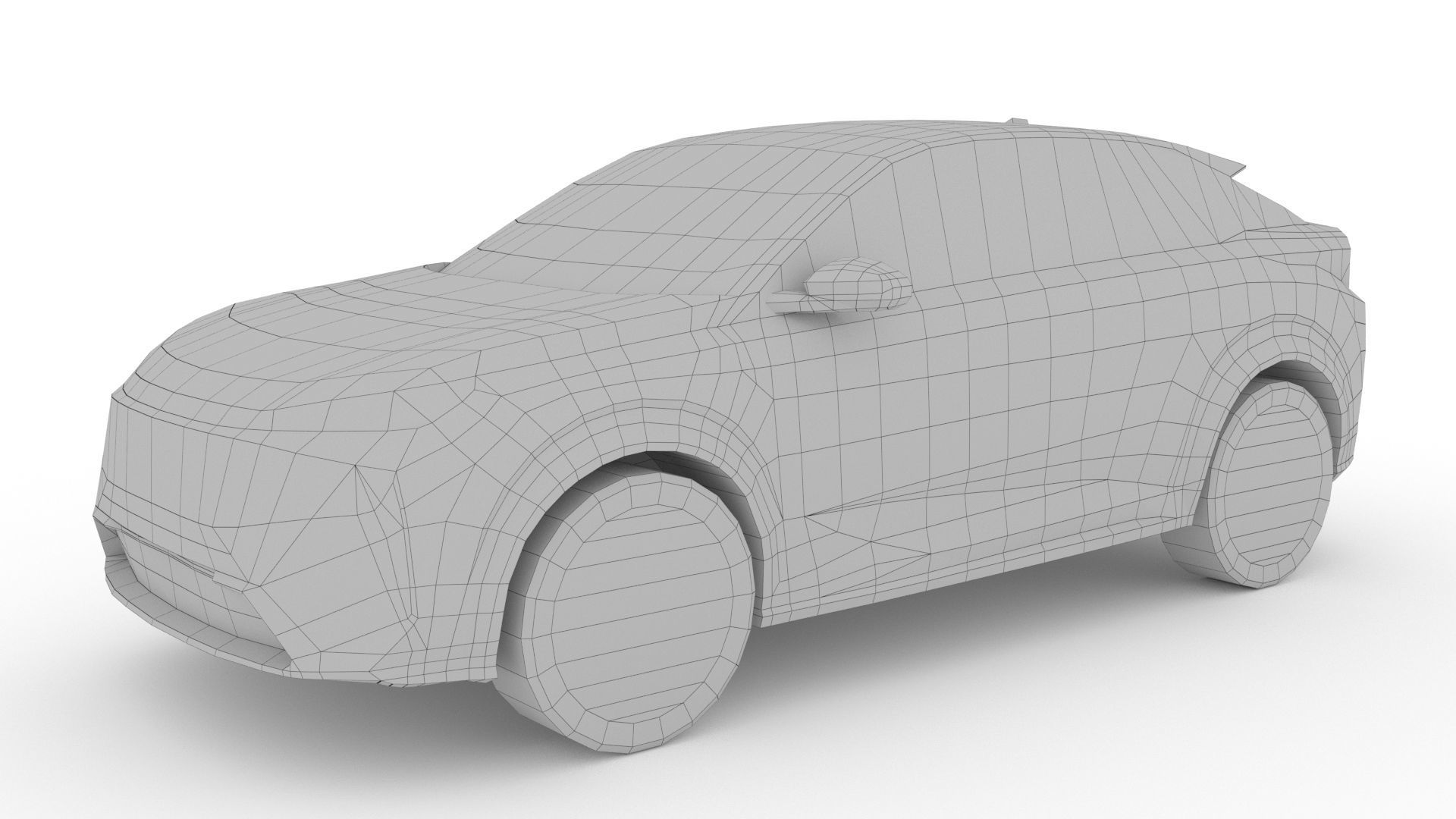 Peugeot e-3008 2024 Low-poly 3D model_8