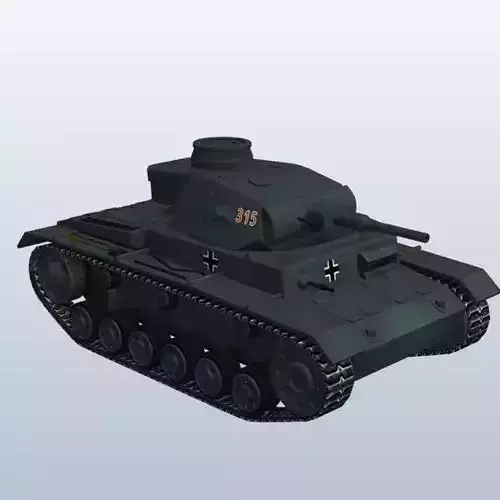 WWII Tank Germany Panzer III