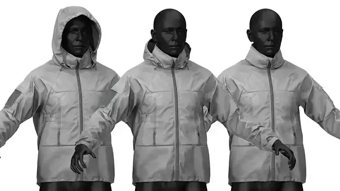 PCU L5 JACKET Low-poly 3D model