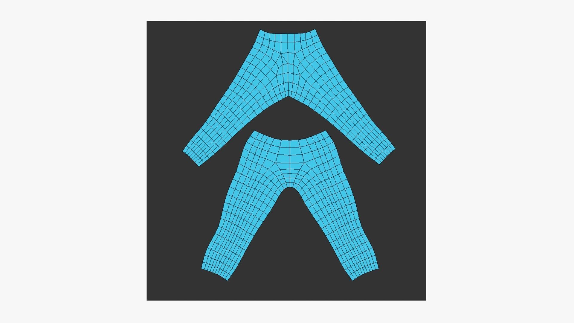 Female Witch Outfit A02 - Character Clothing Design Low-poly 3D model_18