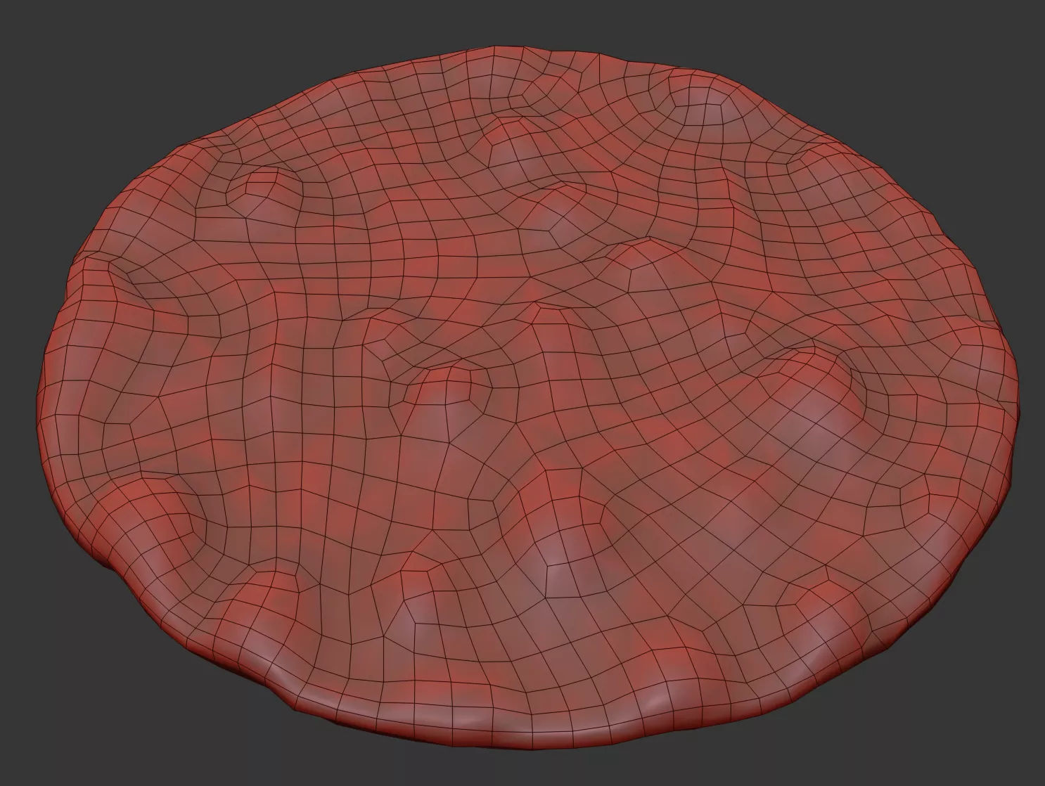 Crispbread 3D model_6