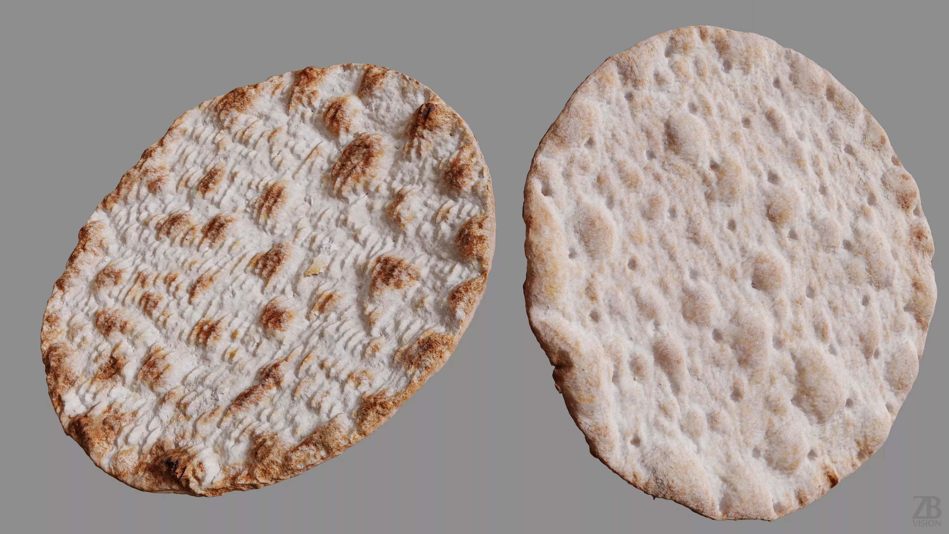 Crispbread 3D model_9