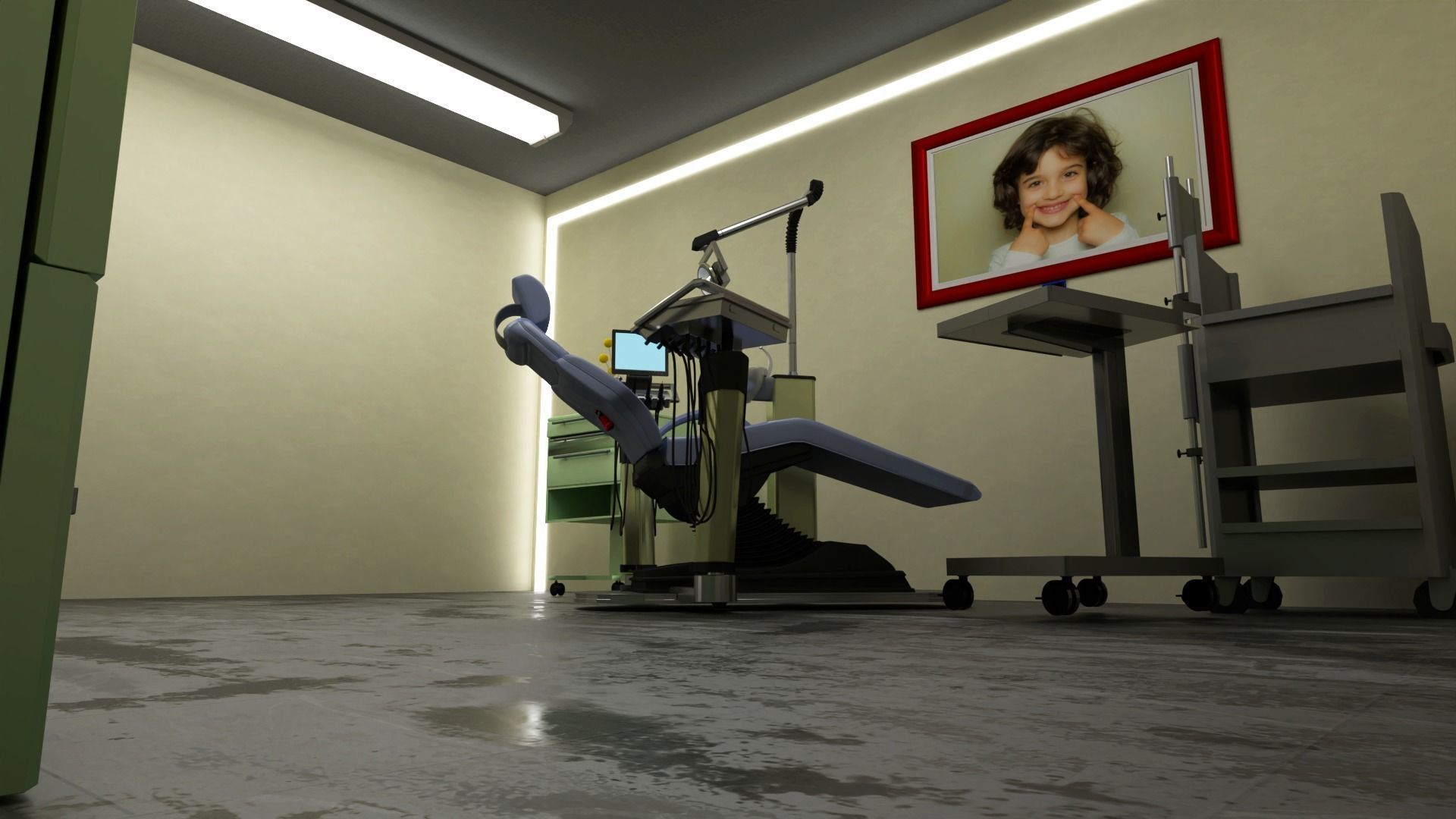 Dentist clinic 3D model_5