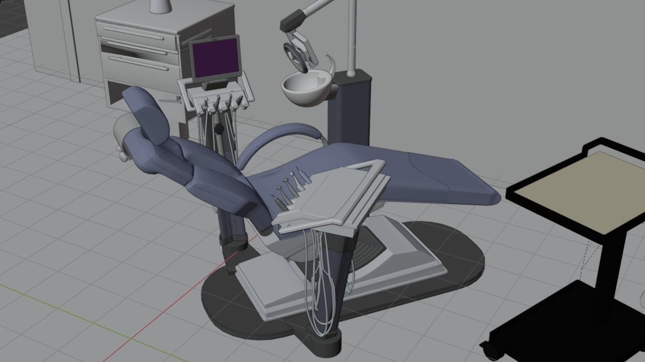 Dentist clinic 3D model_6