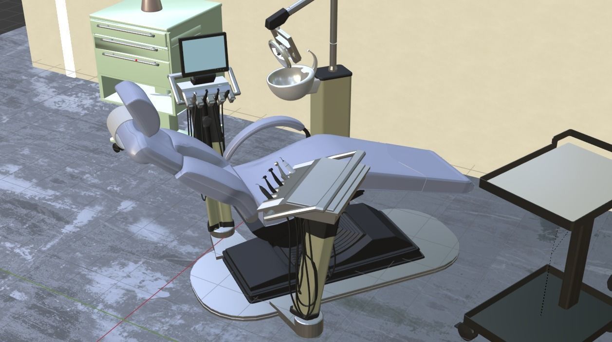 Dentist clinic 3D model_10