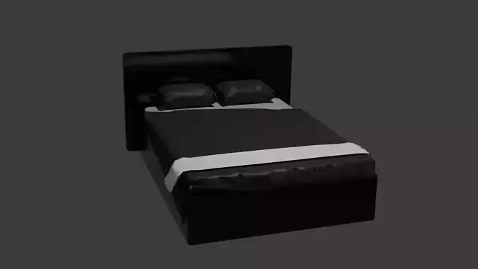 Bed Basic Low Poly