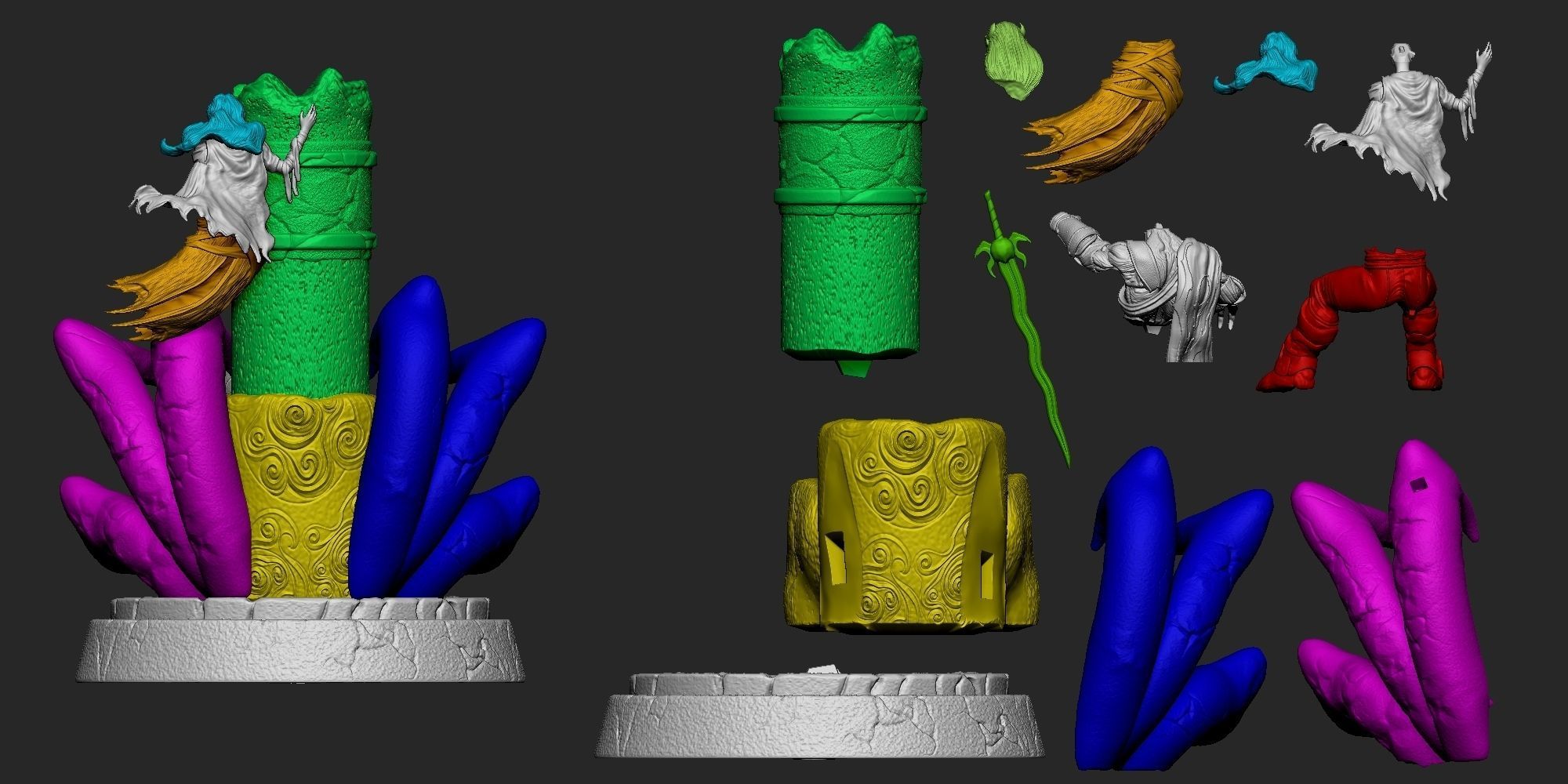 KAIN DIORAMA BY CREATIVE GEEK MB 3D print model_8