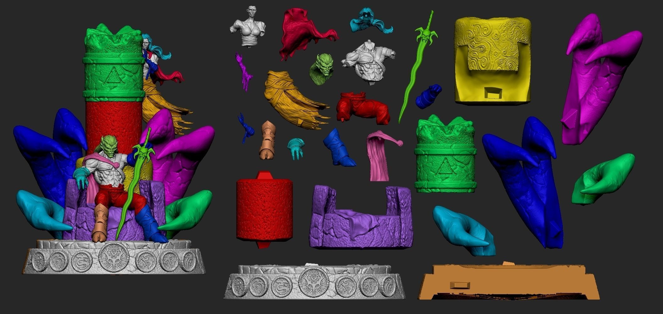 KAIN DIORAMA BY CREATIVE GEEK MB 3D print model_5