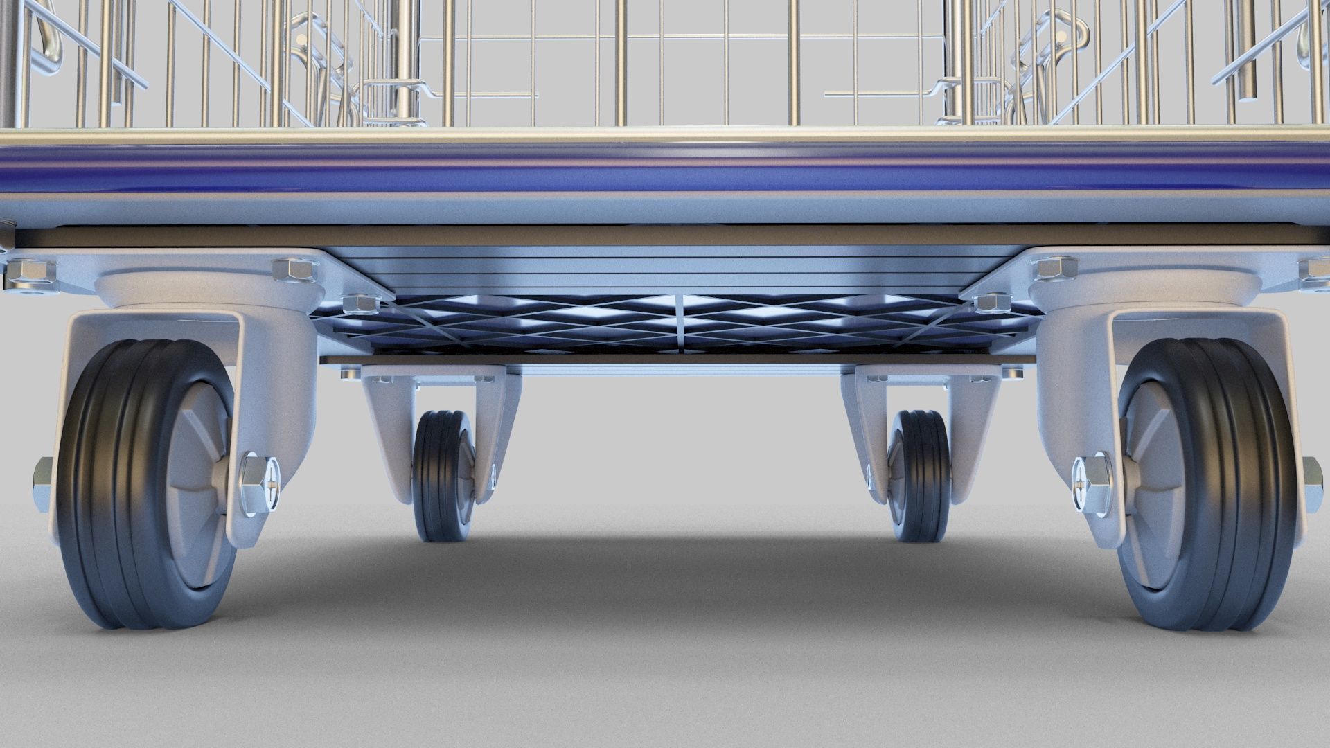 Mesh trolley 3D model_28
