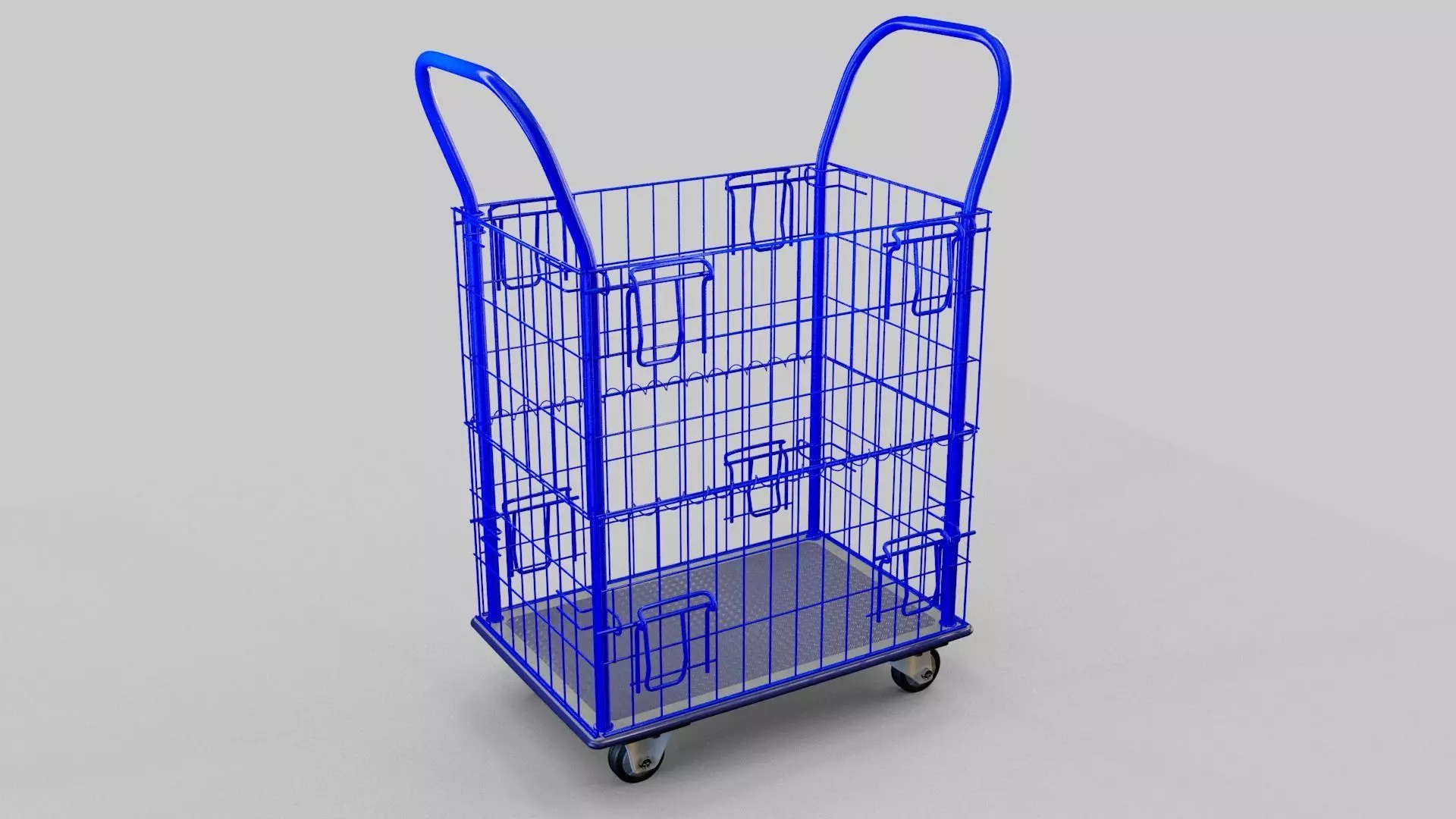 Mesh trolley 3D model_0