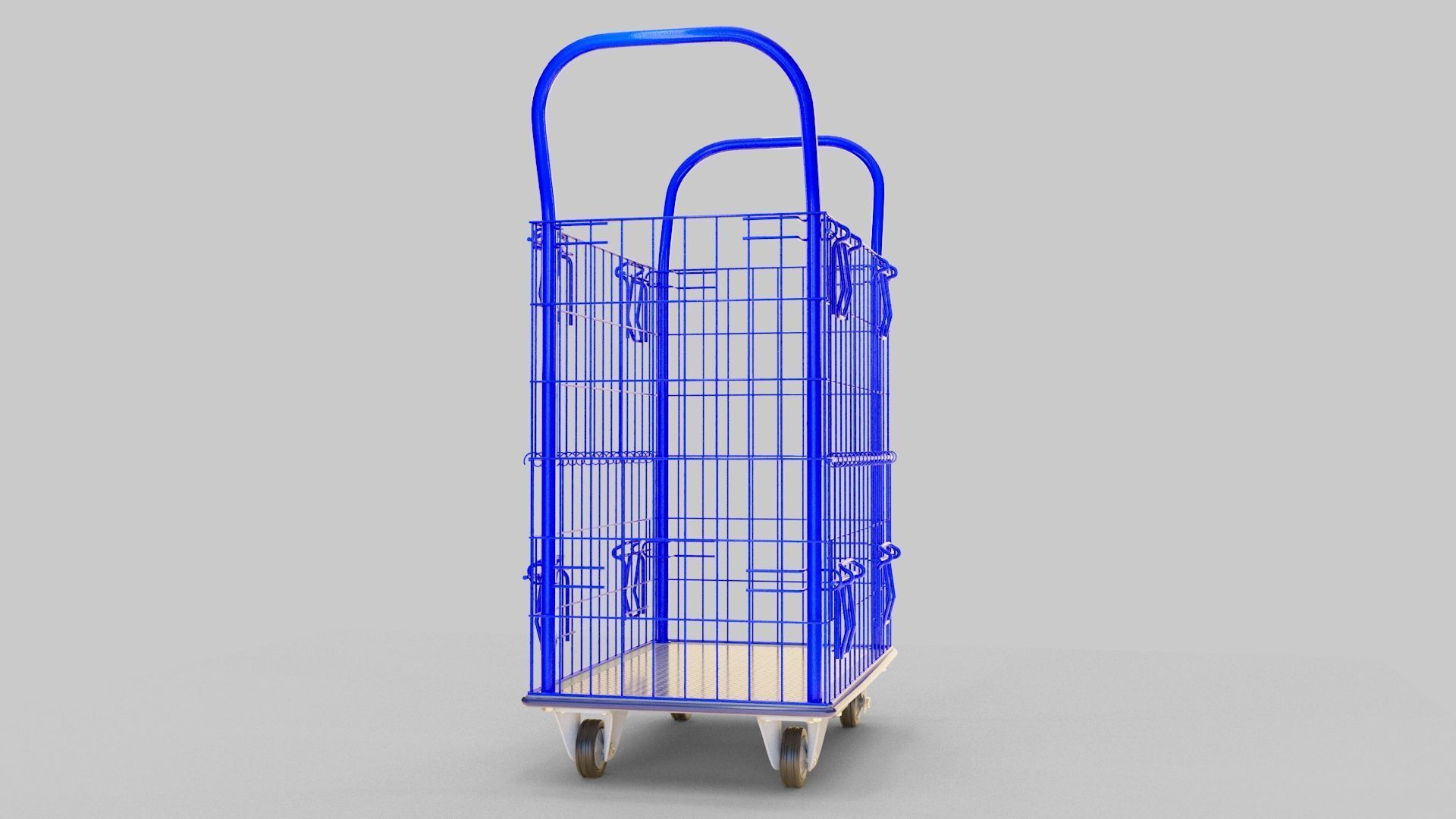 Mesh trolley 3D model_9