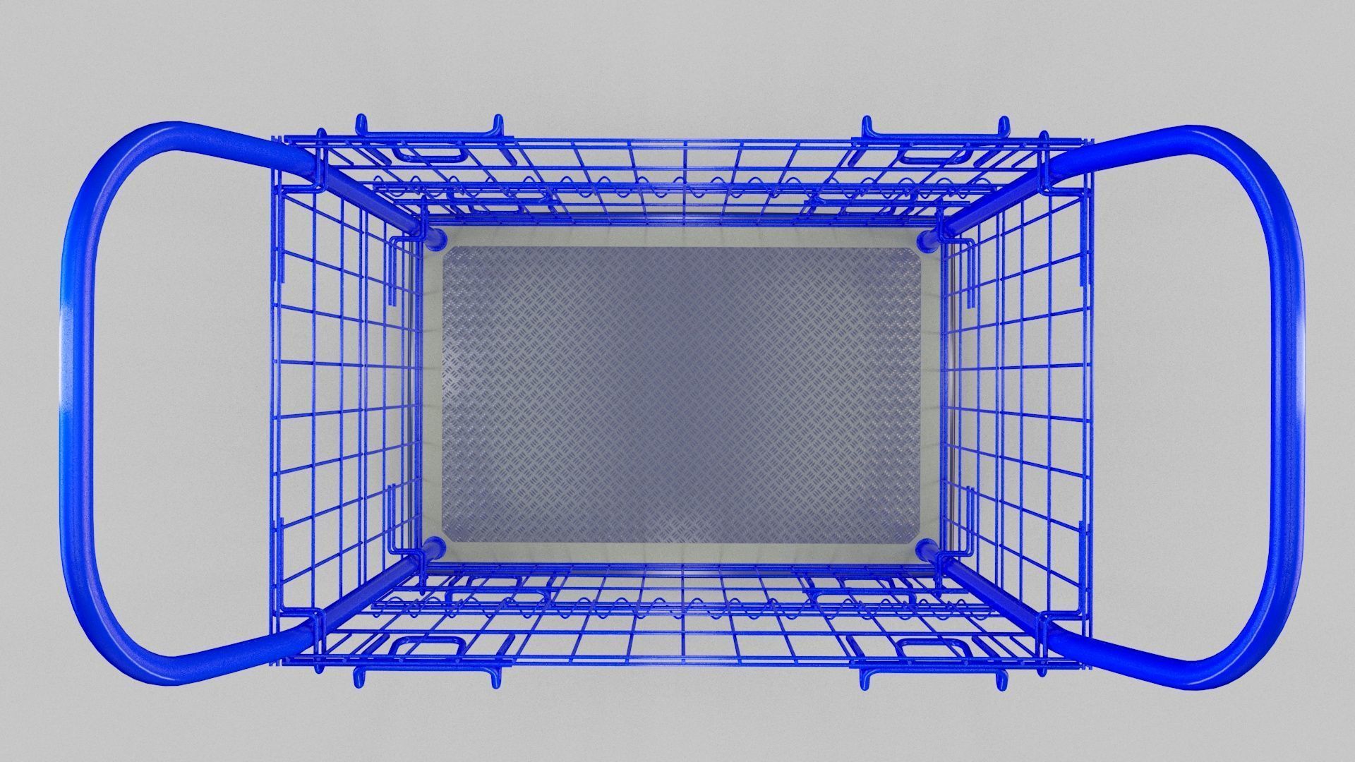 Mesh trolley 3D model_17