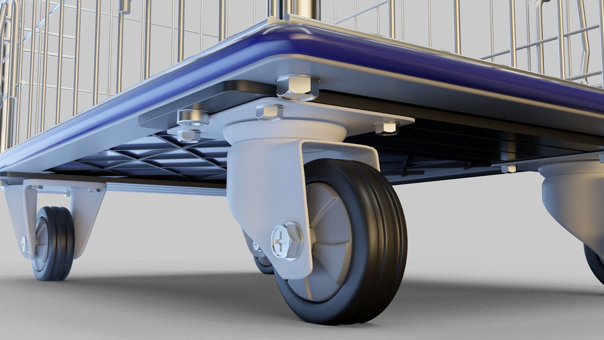 Mesh trolley 3D model_27
