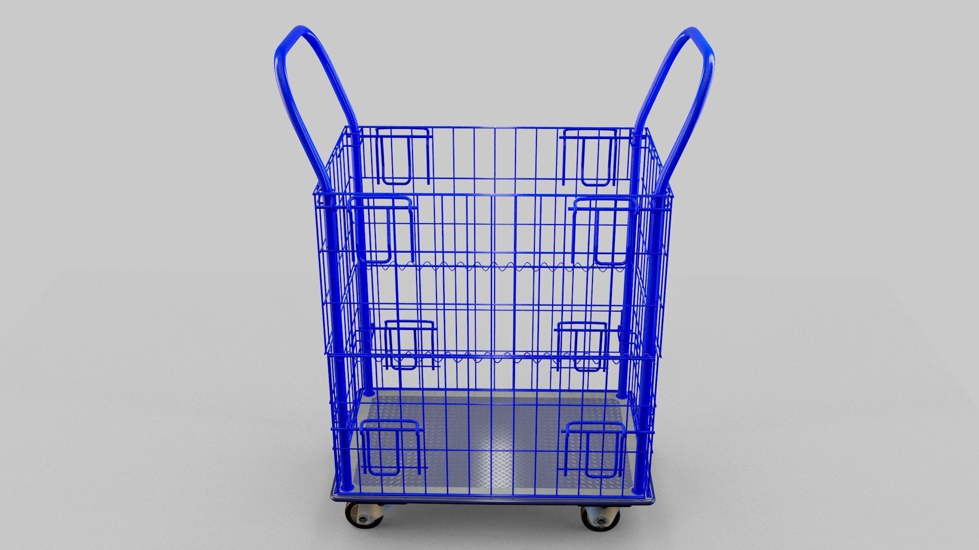 Mesh trolley 3D model_7