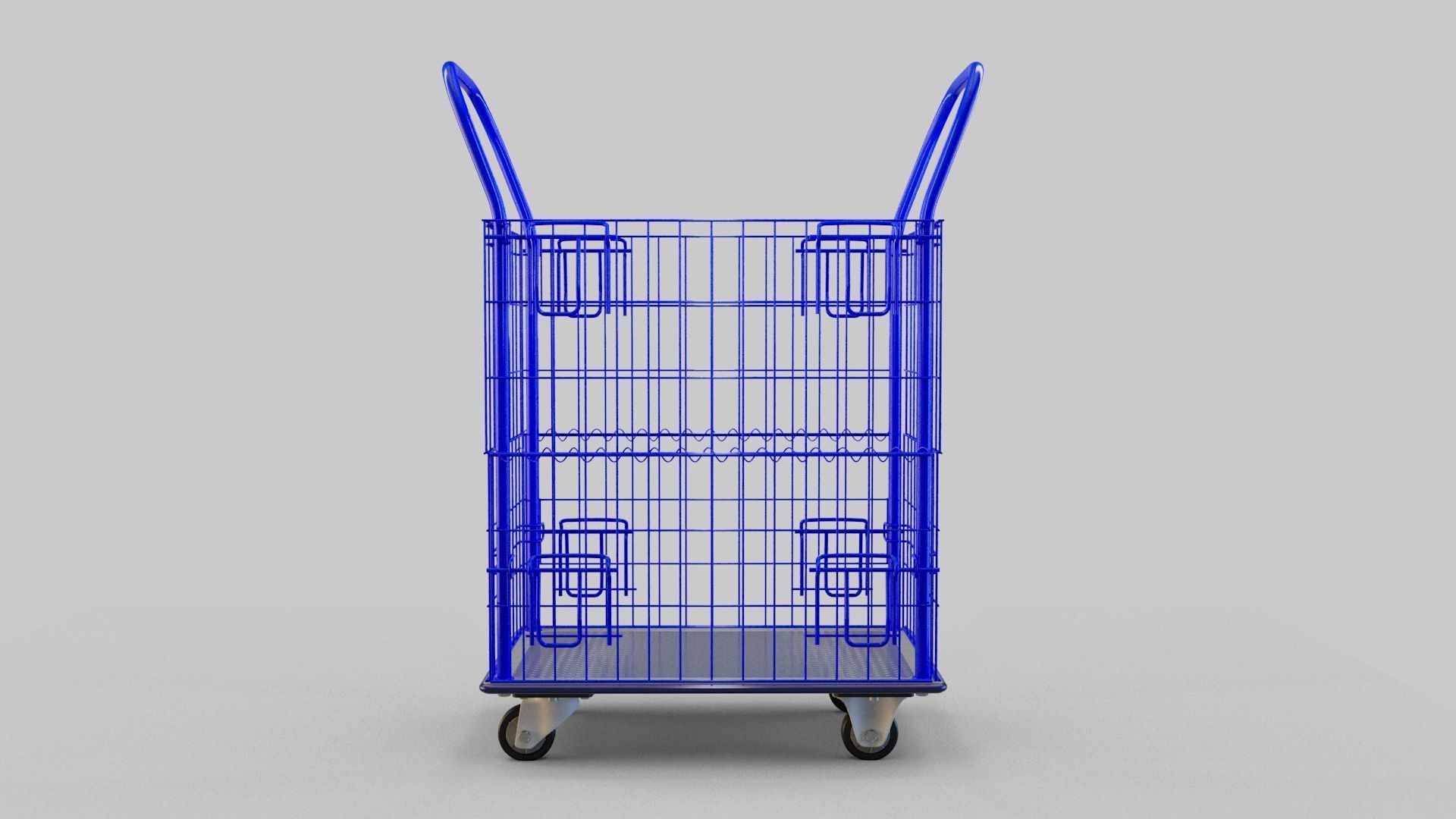 Mesh trolley 3D model_8