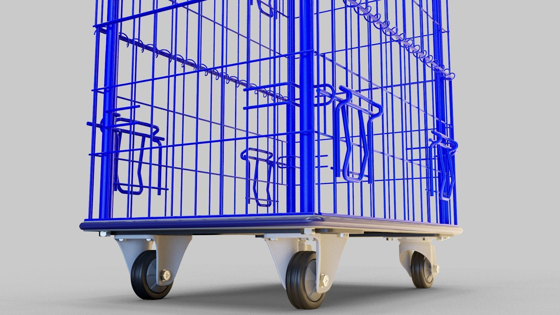 Mesh trolley 3D model_10