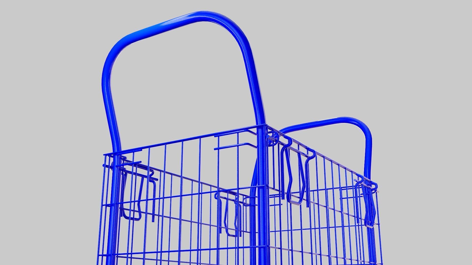 Mesh trolley 3D model_12