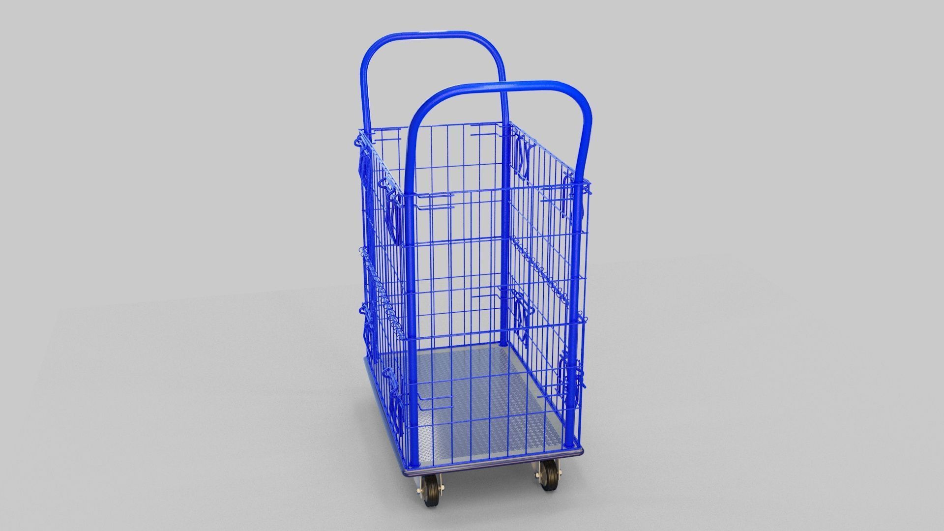 Mesh trolley 3D model_5