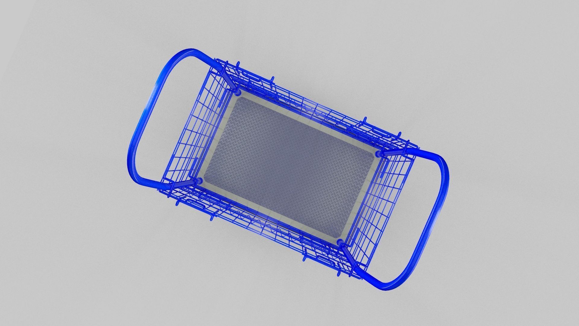 Mesh trolley 3D model_16