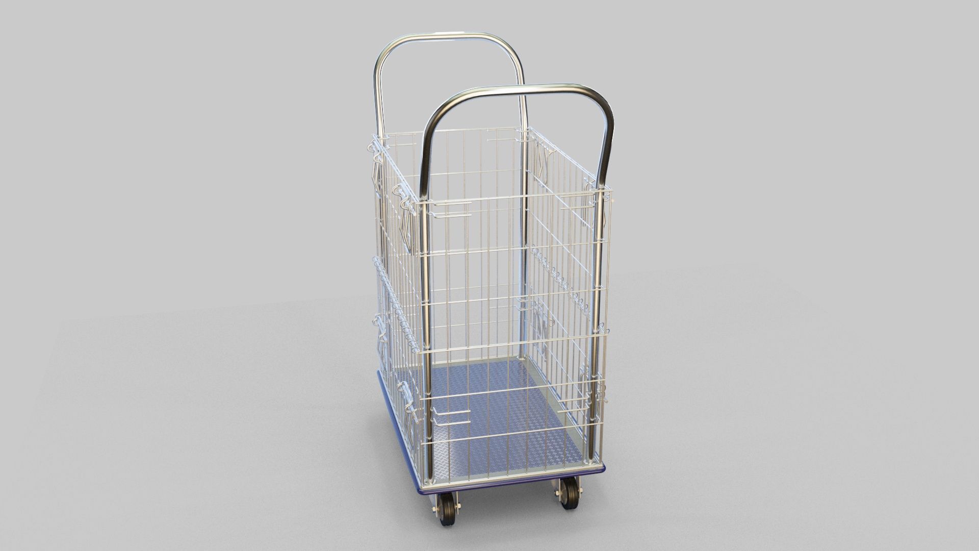 Mesh trolley 3D model_19