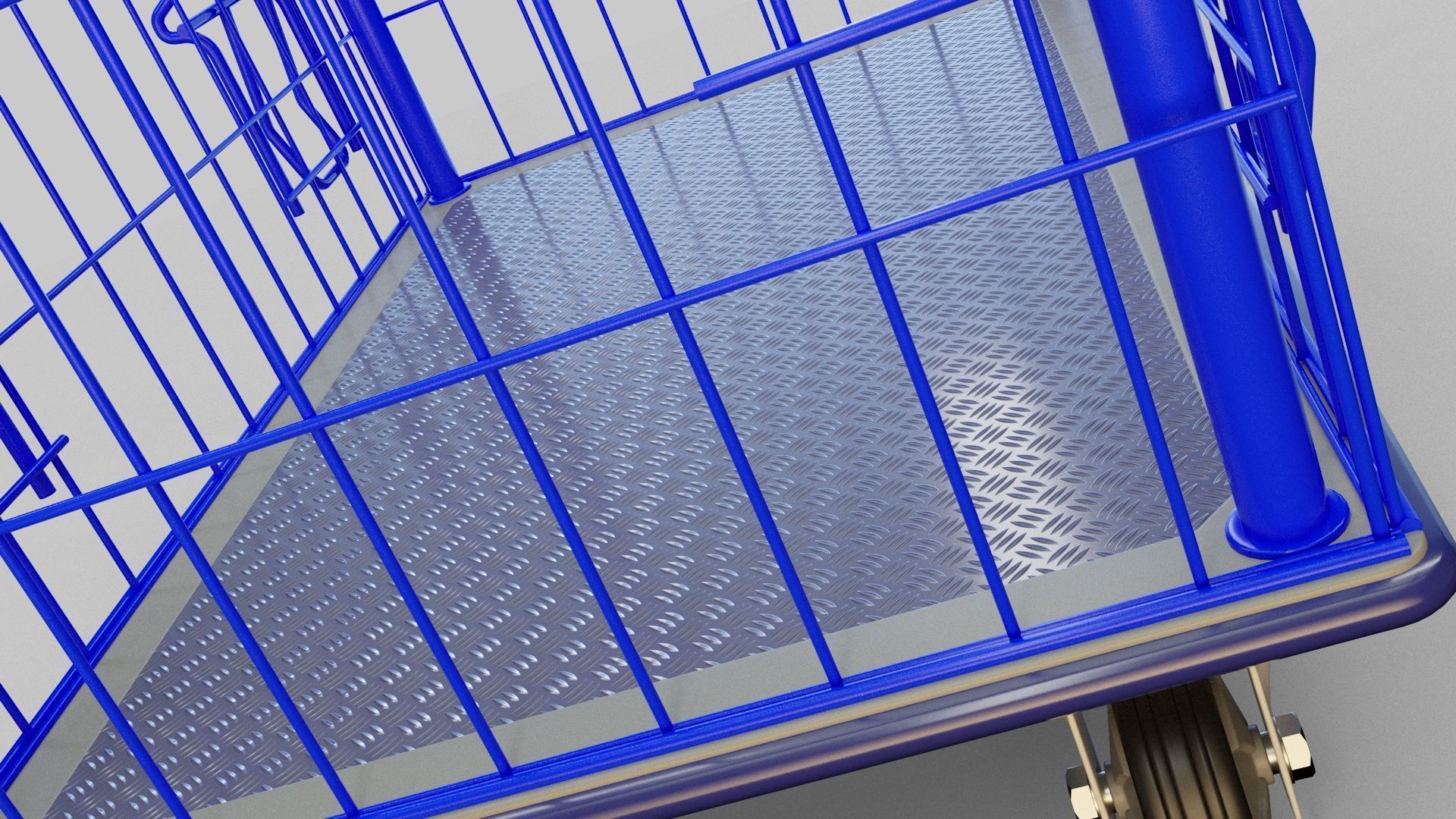 Mesh trolley 3D model_15