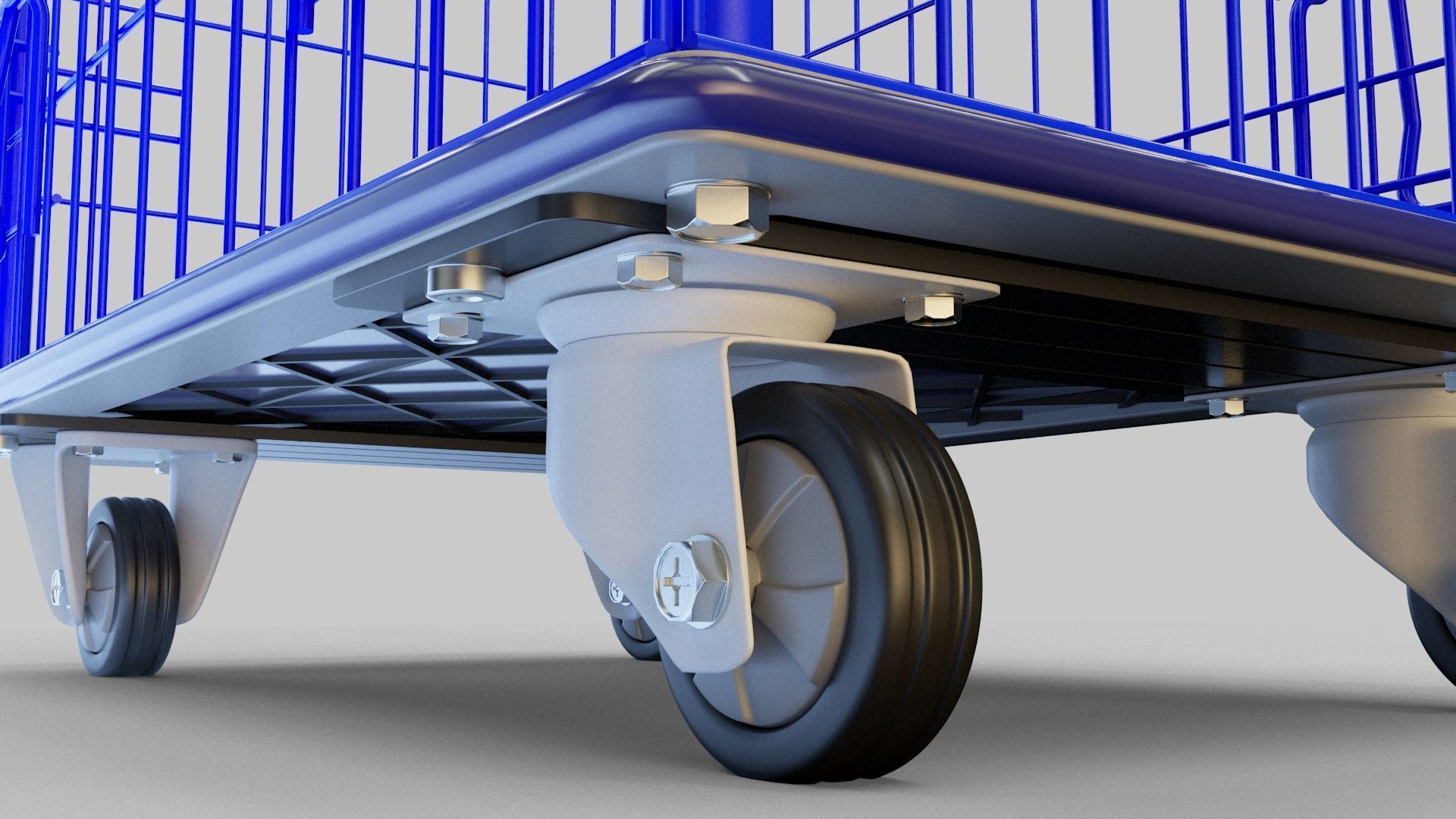 Mesh trolley 3D model_13