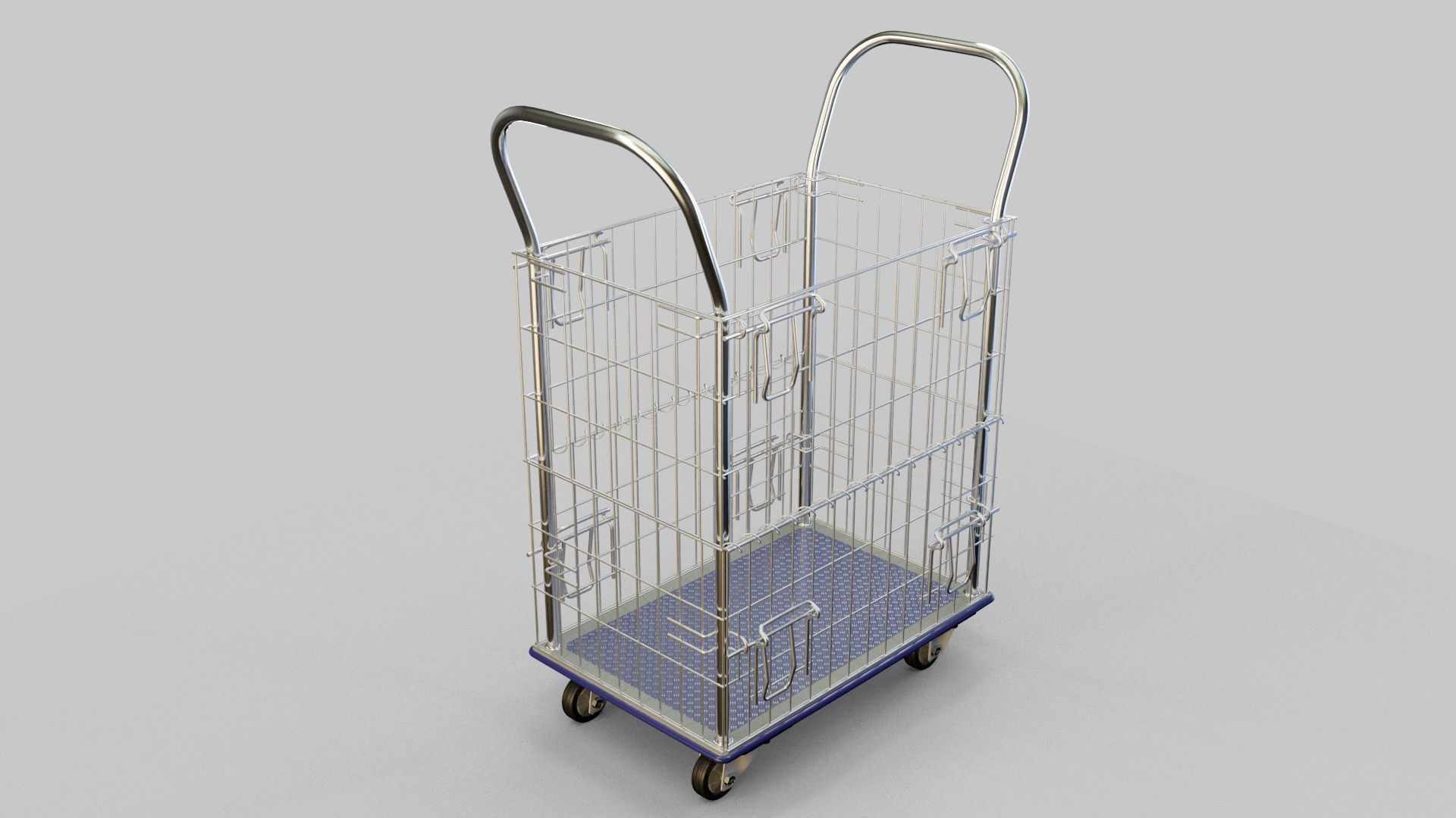 Mesh trolley 3D model_20