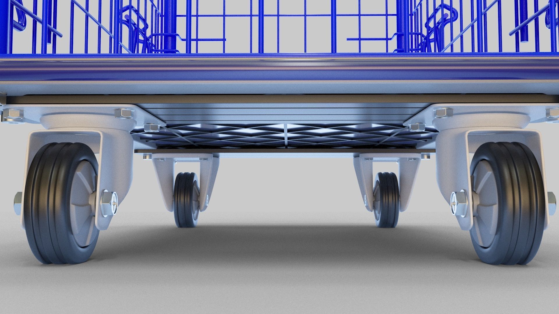 Mesh trolley 3D model_14