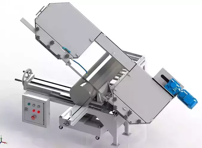 Horizontal Band Saw Construction Project