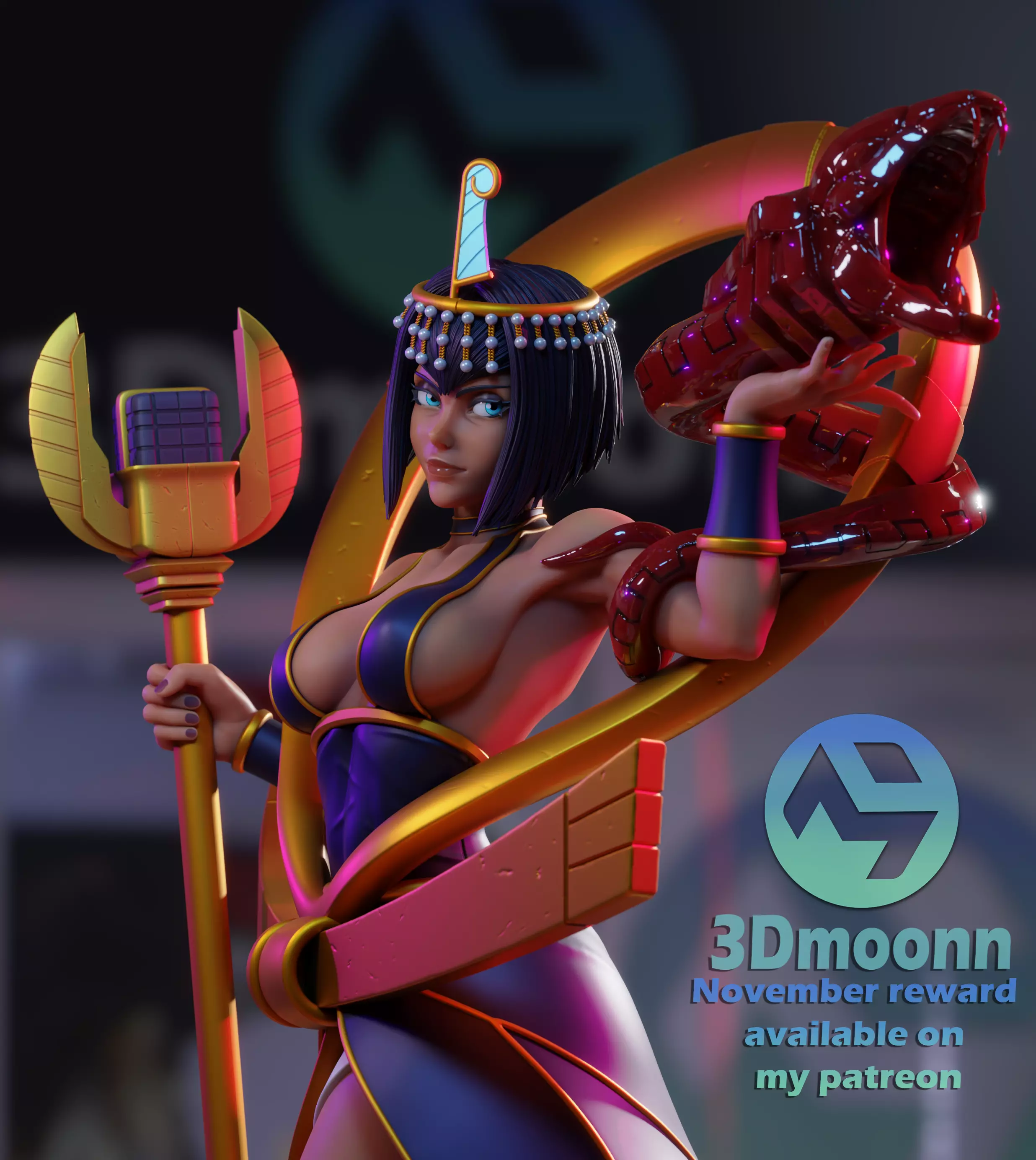 eliza - skullgirls 3D print model_0