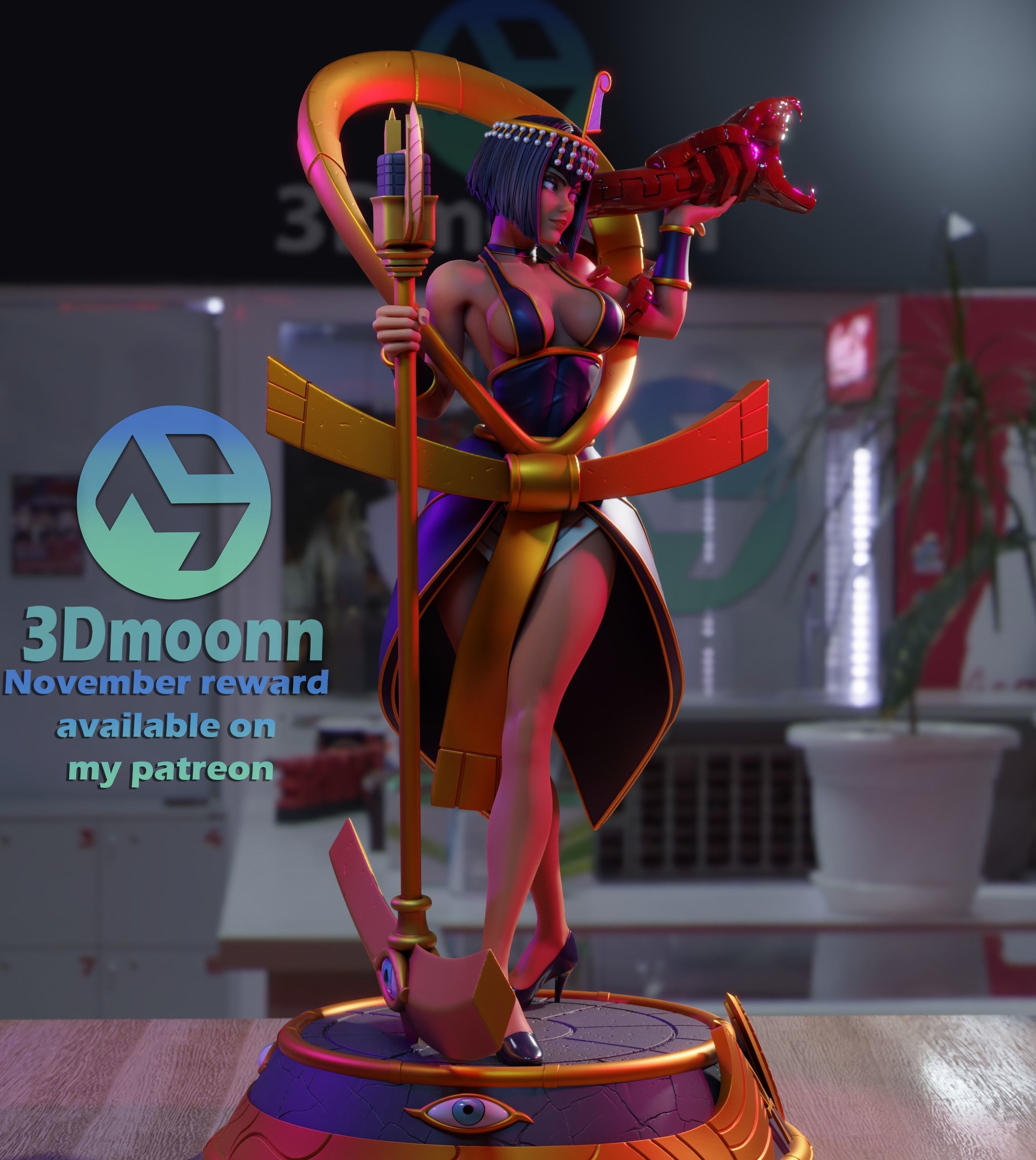 eliza - skullgirls 3D print model_1