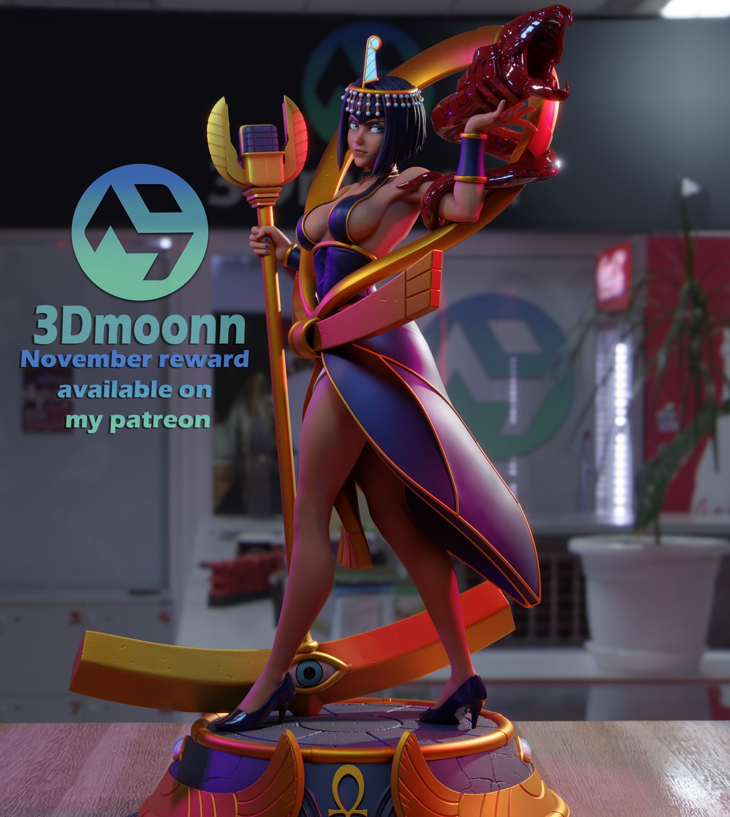 eliza - skullgirls 3D print model_3