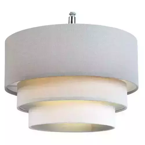 Linen Drum Pendant Shade