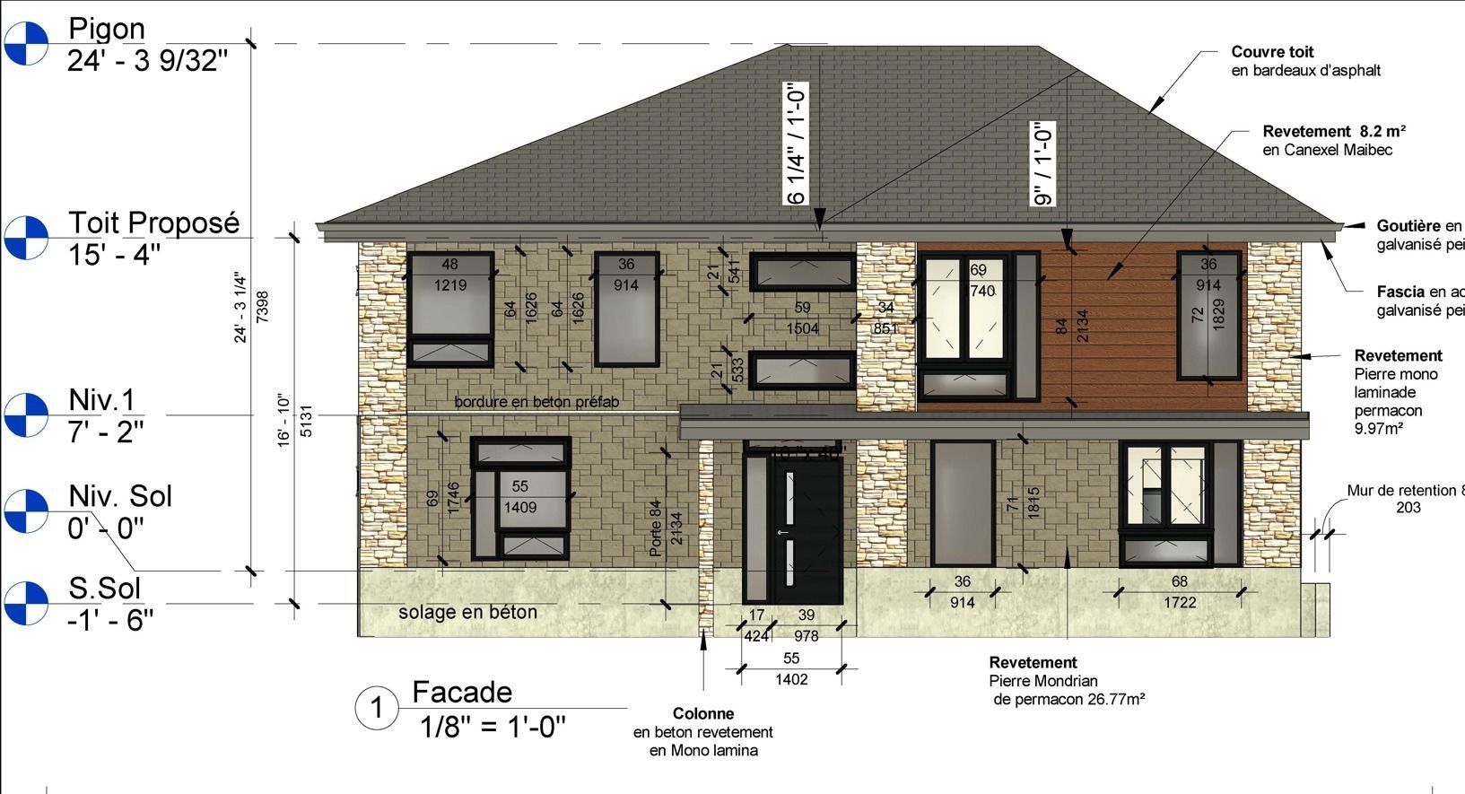 3D MODERN COTTAGE HOUSE MODEL Low-poly 3D model_2