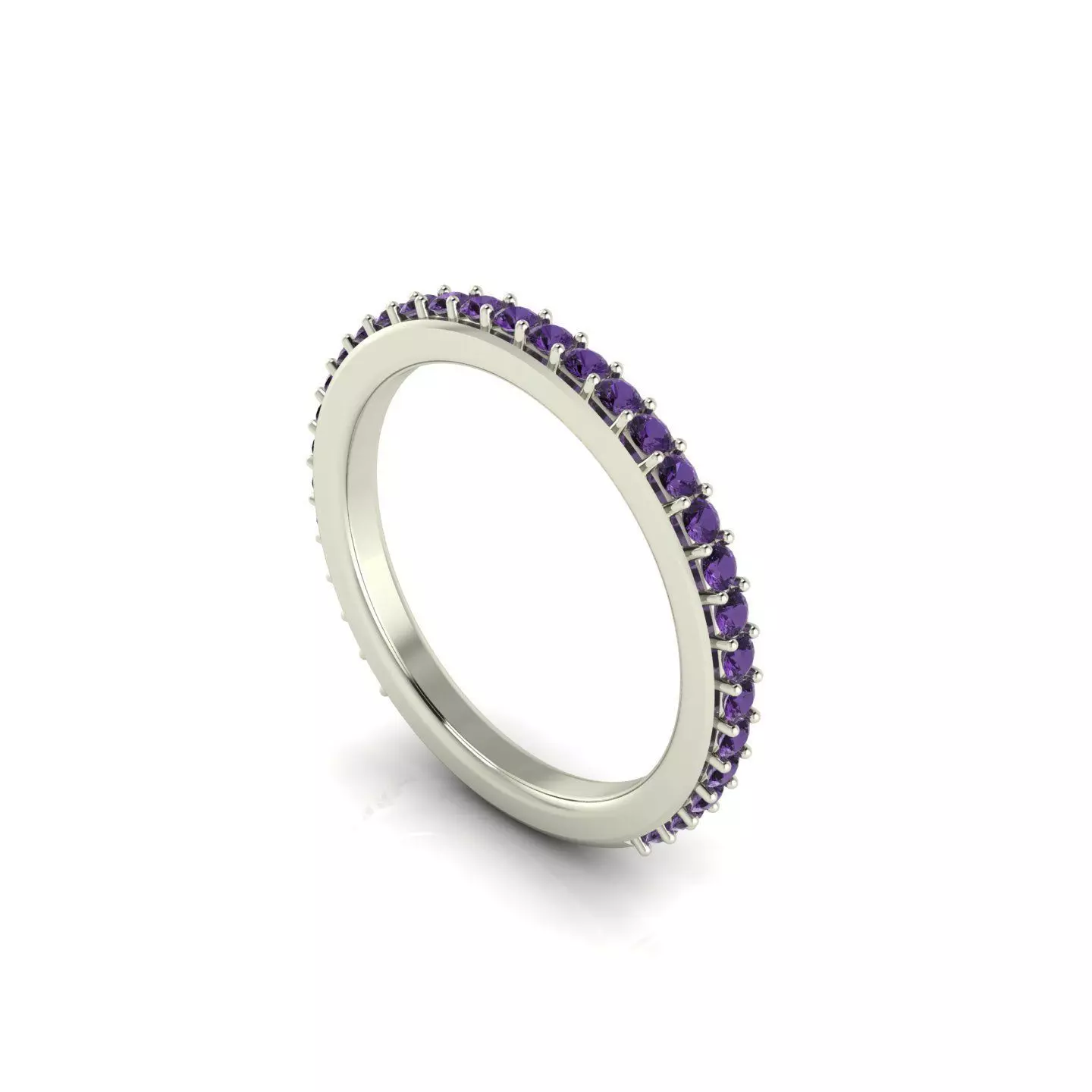 Women Diamond Wedding Ring R129 3D print model