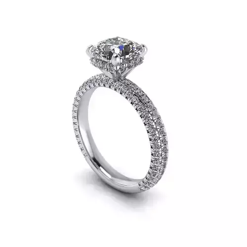 Solitaire Diamond Women Fashionable Ring R98