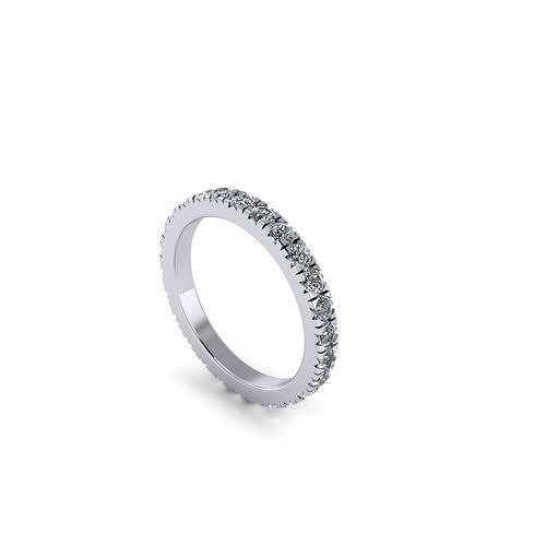 Women Diamond Engagement Ring R116 3D print model