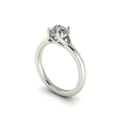 Solitaire Women Diamond Engagement Ring R119