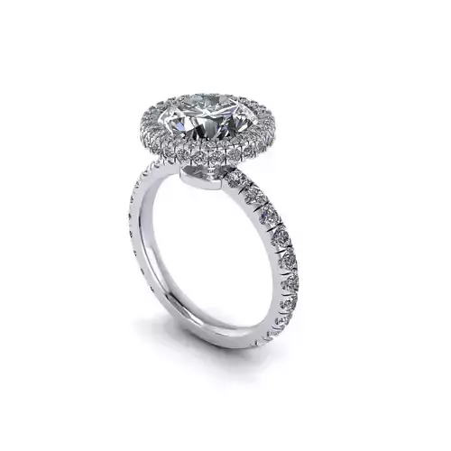 Solitaire Diamond Women Fashion Ring R88