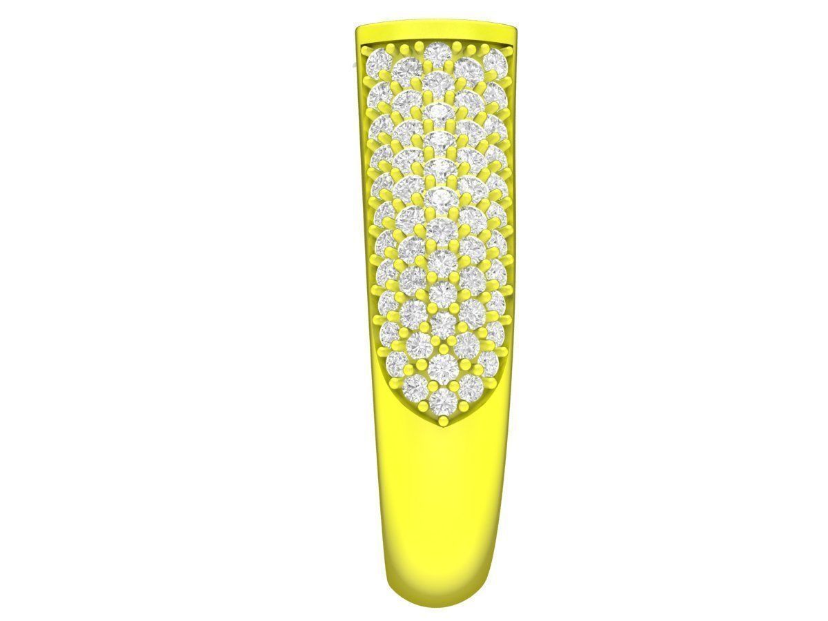 A7494 Fashion Diamond Women Ring 3D Model 3D print model_4