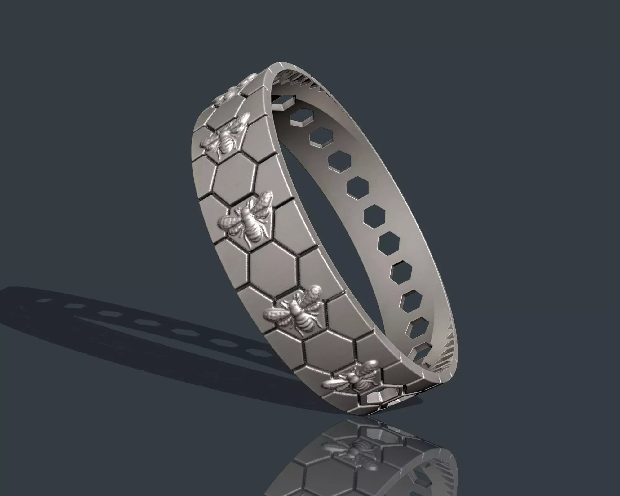 BEE BRACELET 3D print model_0