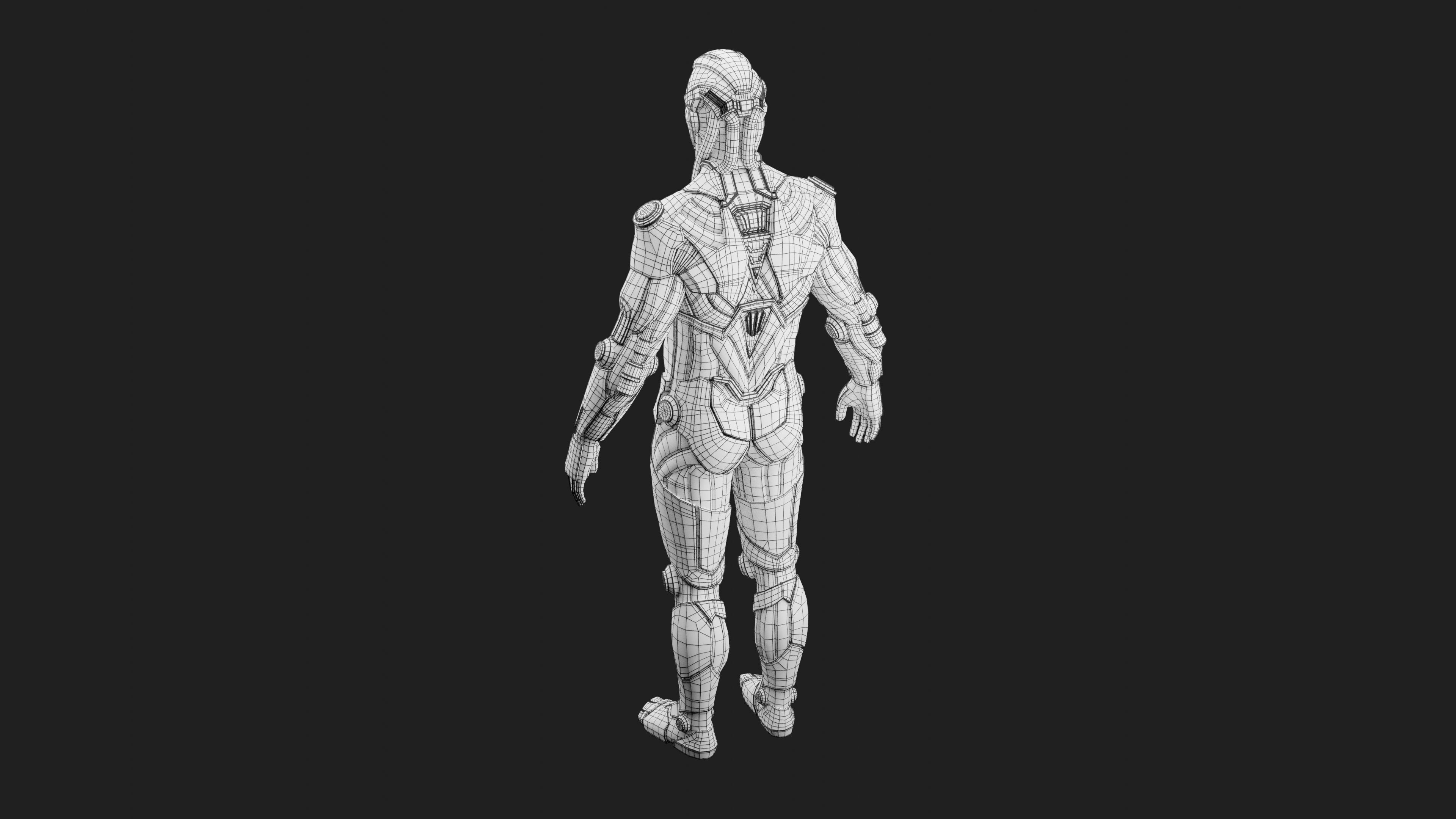 Male Robot 04 - MR04 3D print model_10