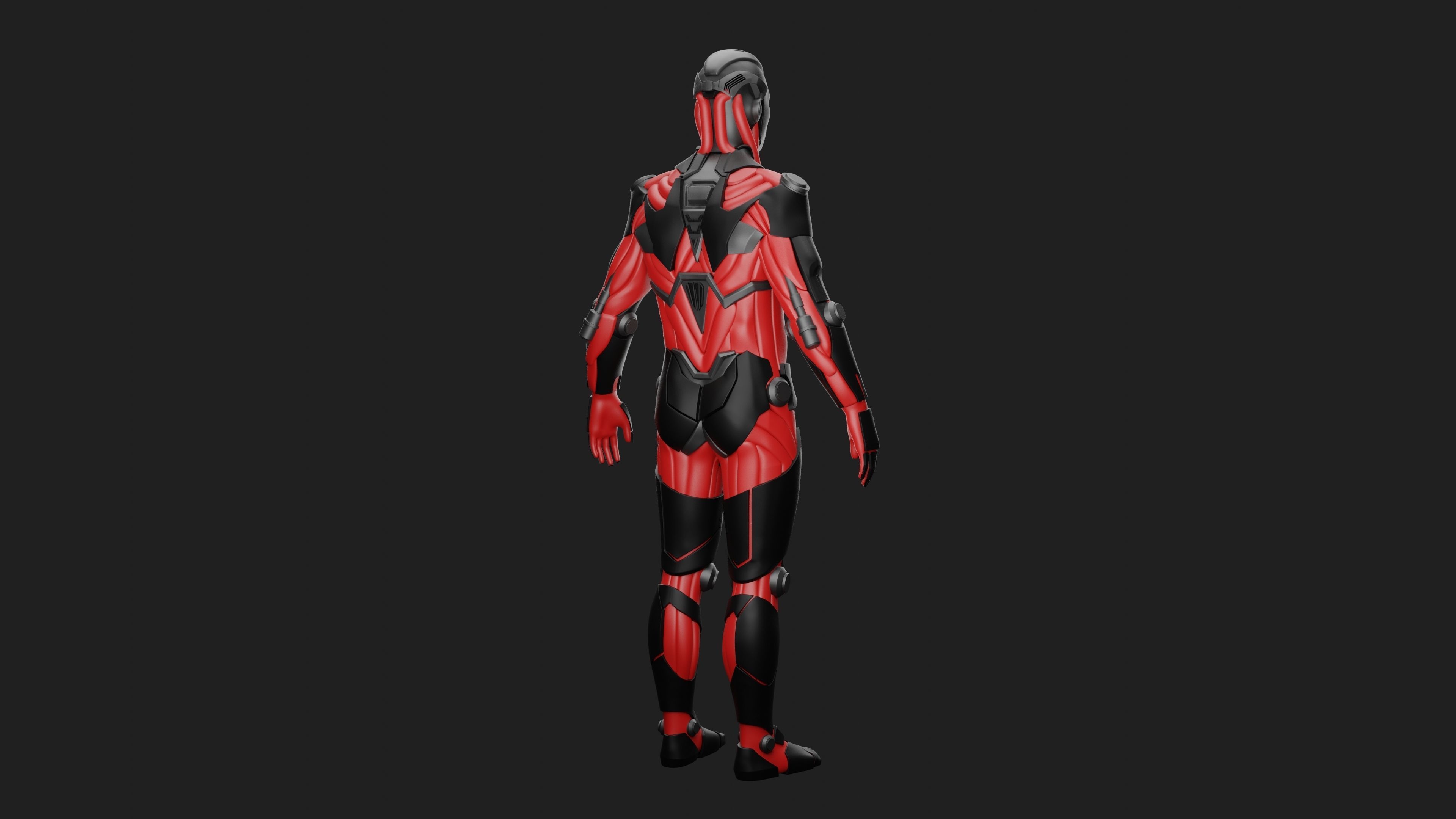 Male Robot 04 - MR04 3D print model_7