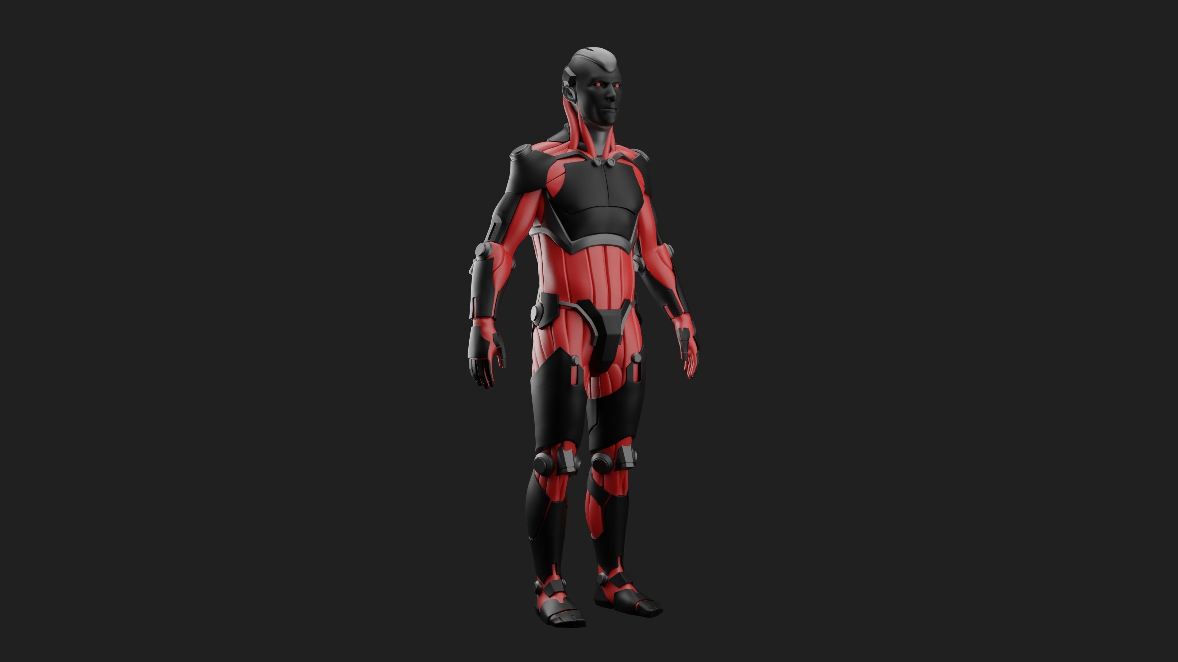 Male Robot 04 - MR04 3D print model_1