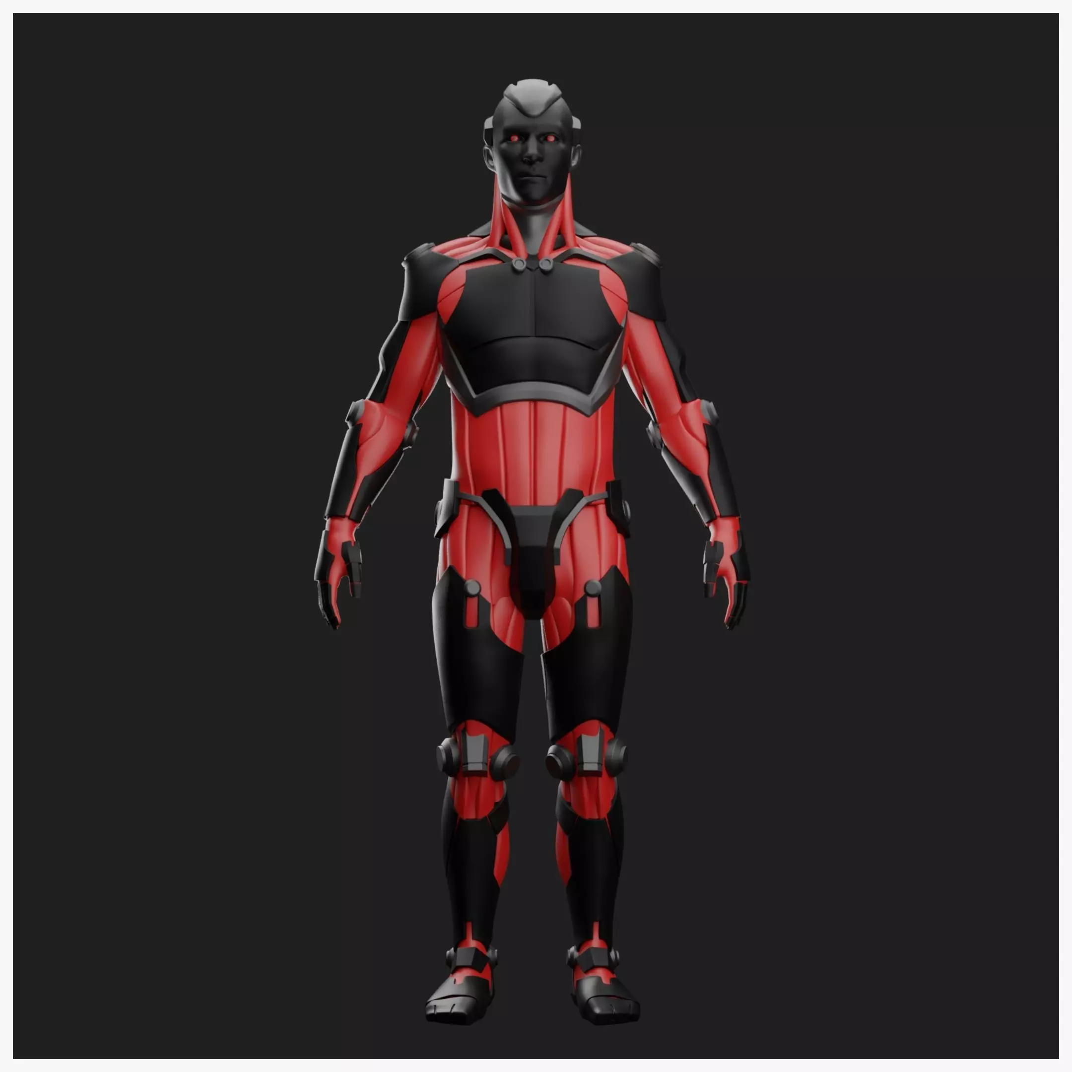 Male Robot 04 - MR04 3D print model_0