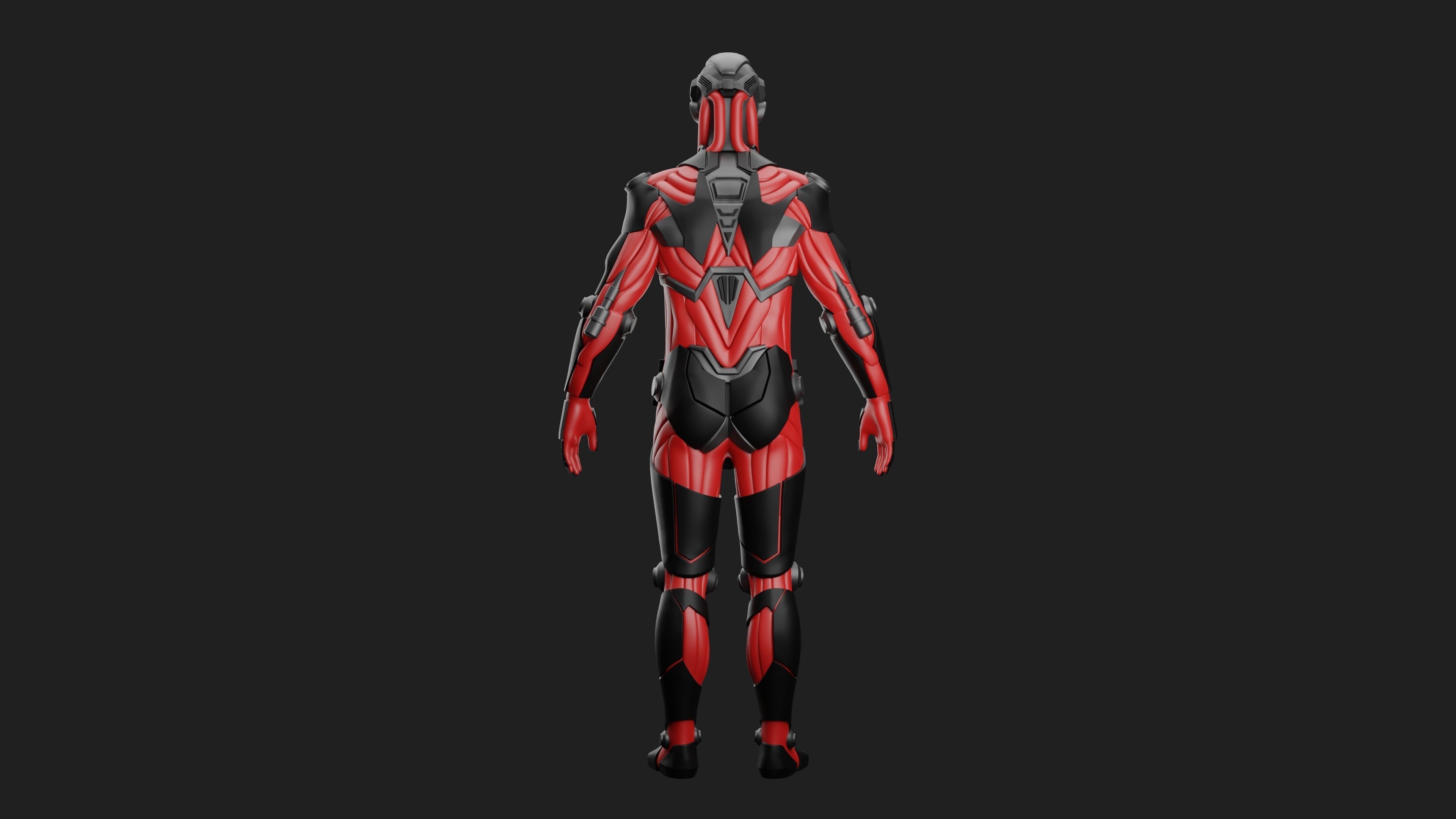 Male Robot 04 - MR04 3D print model_6