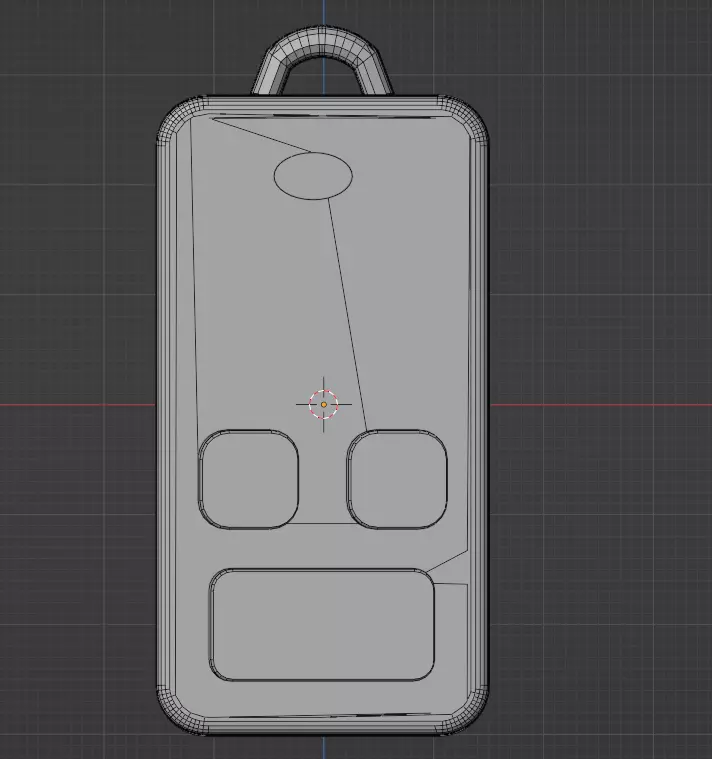  Garage Door Keyfob Replacement Case 3D print model_0