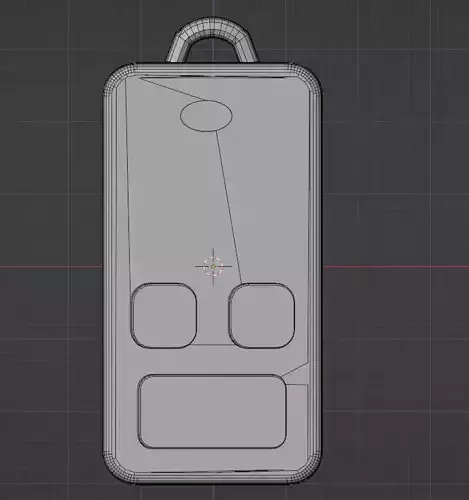  Garage Door Keyfob Replacement Case 3D print model